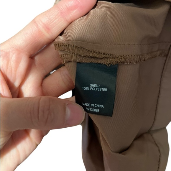 H:ours Ariella Mini Skirt in Khaki Brown - Picture 6 of 6